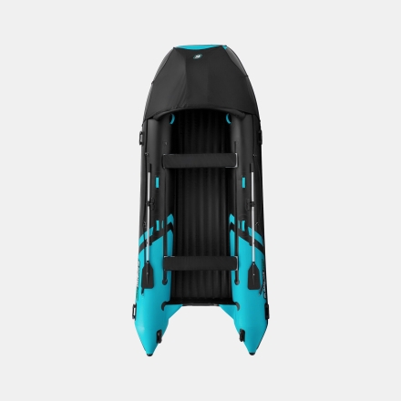 Gladiator E 450 PRO AIR черно-бирюзовый моторная лодка ПВХ