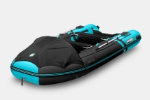 Gladiator E 450 PRO AIR черно-бирюзовый моторная лодка ПВХ