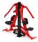 Жим от груди двойной (красный) - Уличный тренажер двойной - СТ 030-11.И1