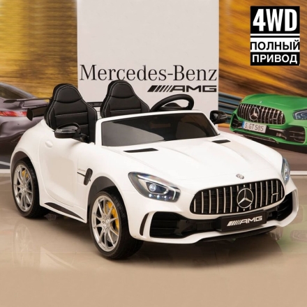Электромобиль Mercedes-Benz GT R HL289 4WD белый