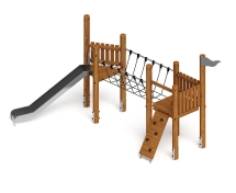 Игровой комплекс (лиственница темный) ДИК 2.24.05-Л.02.И1.01