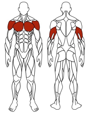 Жим от груди двойной (зеленый) - Уличный тренажер двойной - СТ 030-12.И1