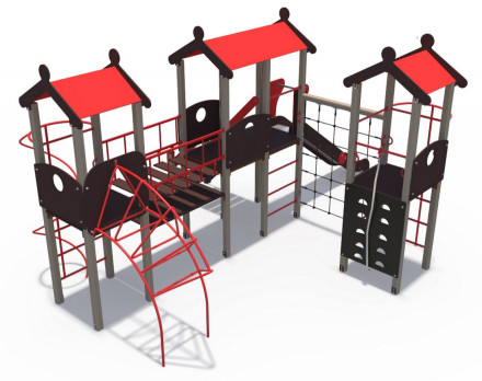 Детский игровой комплекс Городские кварталы Н-1500 ДИО 05055