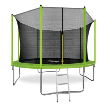 Батут  12FT с внутренней страховочной сеткой и лестницей, Батут  12FT с внутренней страховочной сетк