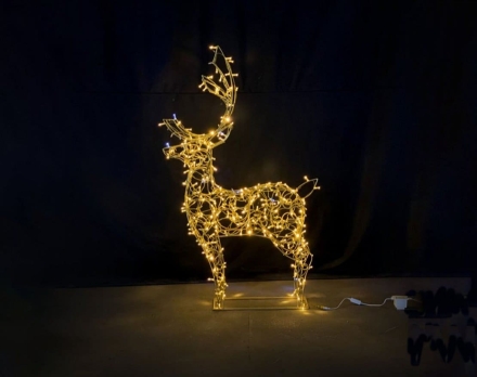 Световая фигура Олень стилизованный малый d016