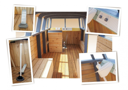 Игровая площадка Фургон желтый