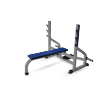 Скамья-стойка для жима штанги лежа Barbell МВ 2.06 серый