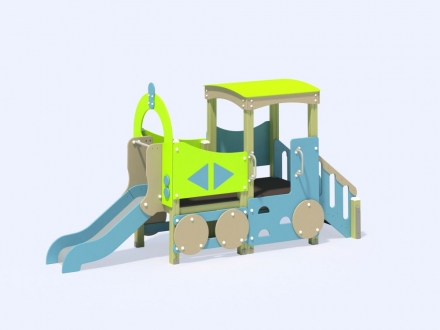 МФ 4.051 Паровоз с лестницей