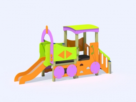 МФ 4.051 Паровоз с лестницей