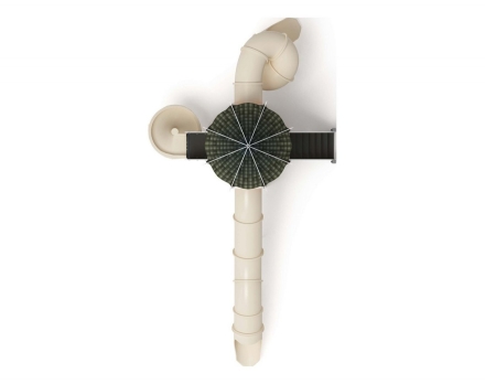 Детская игровая площадка Карнавал (Шанхай) ДИК 2.22.01-02 H=2000 винтовой скат, горка-труба