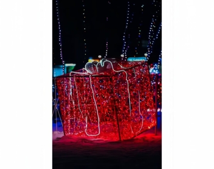 Световая фигура Подарок (диаметр 0,4 м)