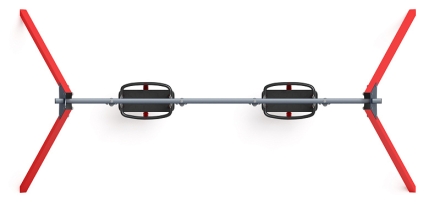 Качели двойные М2 - ИО 12.М.04.04.03-01