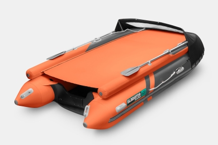 GLADIATOR E 420 X Expedition Оранжево-темносерый моторная лодка ПВХ