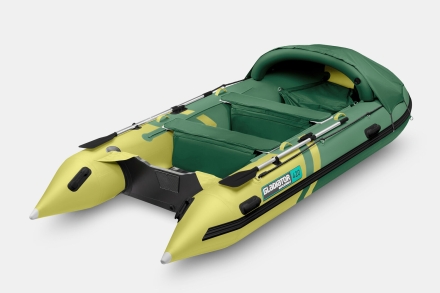 Gladiator C 420 AL ACTIVE Зелено-оливковый моторная лодка ПВХ Алюминиевый пайол