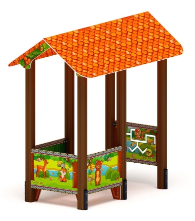 Домик средний 1 (Полянка) МФ 10.01.05-04