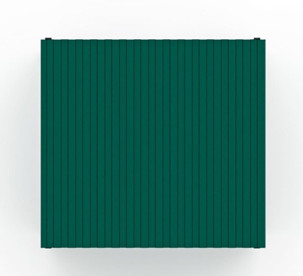 Навес контейнерной площадки для мусора (1 секция) МФ 55.02.03.1-01