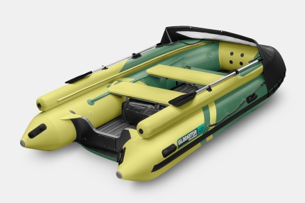GLADIATOR E 420 X Expedition Зелено-оливковый моторная лодка ПВХ