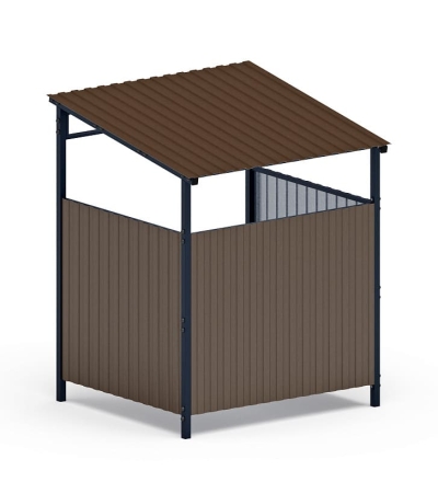 Навес контейнерной площадки для мусора (1 секция) МФ 55.02.03.1-02