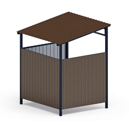 Навес контейнерной площадки для мусора (1 секция) МФ 55.02.03.1-02