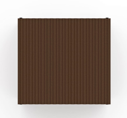 Навес контейнерной площадки для мусора (1 секция) МФ 55.02.03.1-02