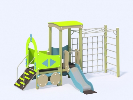 МФ 4.053 Паровоз с рукоходом и горкой