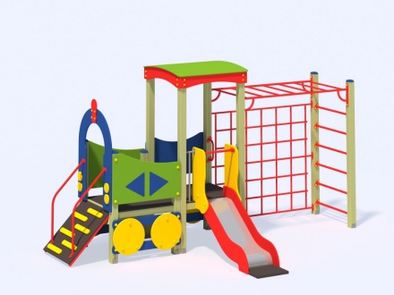 МФ 4.053 Паровоз с рукоходом и горкой