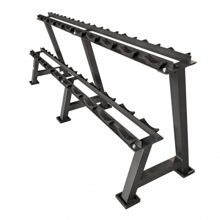 Стойка для хранения проф.гантелей DFC POWERGYM 12,5-50кг, 10 пар (два короба)
