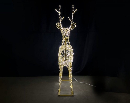 Световая фигура Олень рождественский большой d004