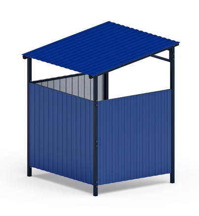 Навес контейнерной площадки для мусора (1 секция) МФ 55.02.03.1-03