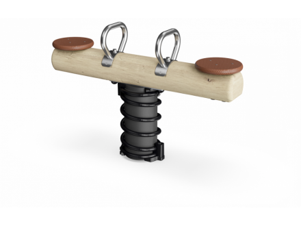 ДИО 3.695.01 Двойная пружина на бревне нерж