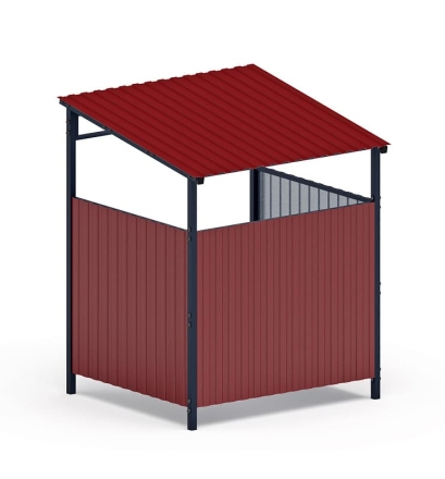 Навес контейнерной площадки для мусора (1 секция) МФ 55.02.03.1-04