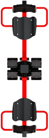 Жим ногами двойной (красный) СТ 032-11