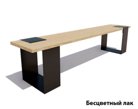 Парковая скамейка Цюрих, Лиственница 1,2 м