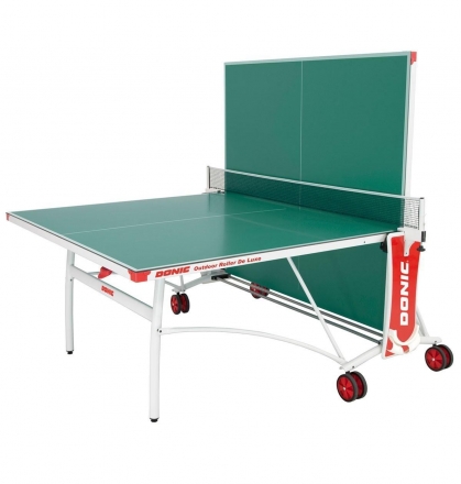 Всепогодный Теннисный стол Donic Outdoor Roller De Luxe зеленый