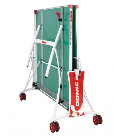Всепогодный Теннисный стол Donic Outdoor Roller De Luxe зеленый