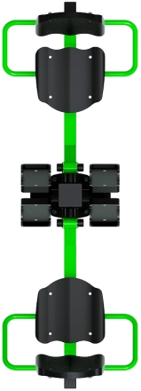 Жим ногами двойной (зеленый) СТ 032-12