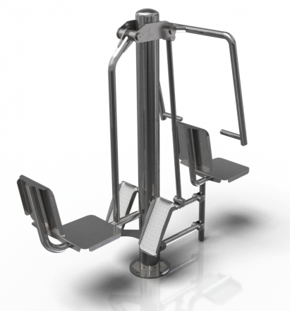 УТЭ-Z-021 Жим ногами и Жим от груди из нержавеющей стали
