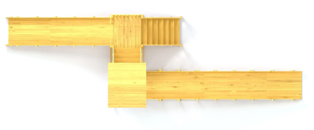 Зимняя горка Савушка Зима Wood 7/3