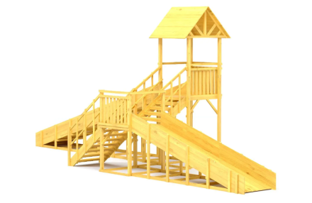 Зимняя горка Савушка Зима Wood 7/3