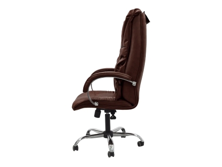 Офисное массажное кресло EGO BOSS EG1001 LKFV Шоколад (Арпатек)