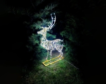 Световая фигура Олень под елку d018