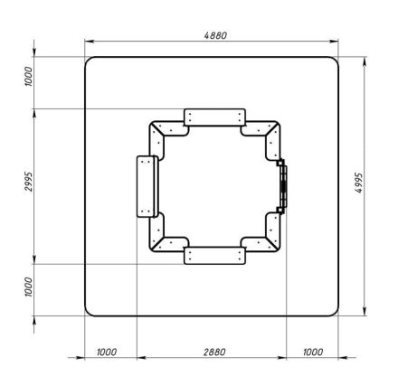 Песочный дворик Теремок (Коты) - ИО 6.01.04-03