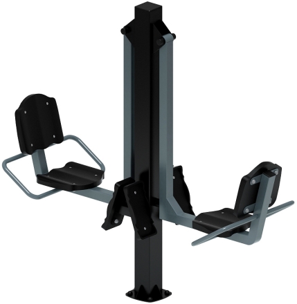 Жим ногами двойной (серый) СТ 032-13