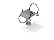 ДИО 4.55.01 Качалка нержавеющая на пружине Платформа нерж