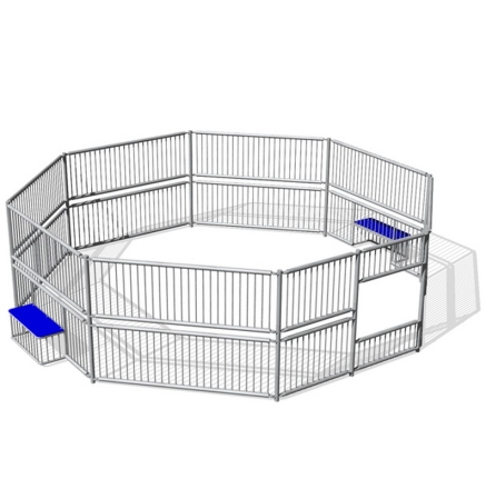 Ринг для панны Hercules высокий восьмиугольный 4887