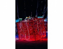 Световая фигура Подарок (диаметр 2 м)