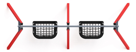 Качели М2 (красный) ИО 12.М.08.08.01-01