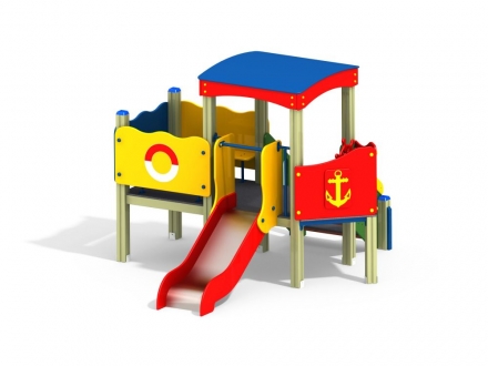 МФ 4.09 Горка Кораблик H=700 мм