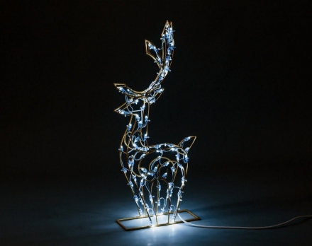 Световая фигура Олень сказочный большой Уличный h003