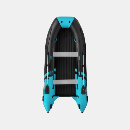 Gladiator E 420 PRO AIR Черно-бирюзовый моторная лодка ПВХ НДНД